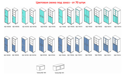 Шкаф  HILFE МД 2 1670/SS
