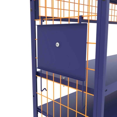 Купить Тележка для комиссионирования ТДК 01, г/п 200 кг (1300×450×1660). Комплект колес с болтовым креплением Ø125 мм в Сочи. В наличии и под заказ в каталоге