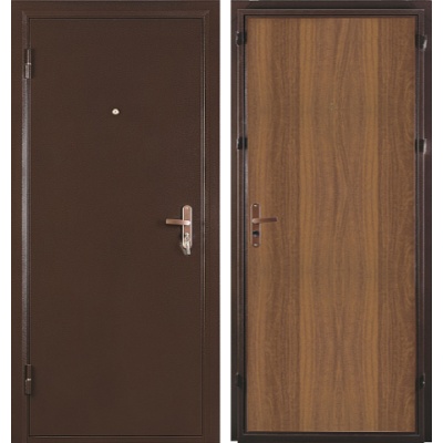 Купить Входная металлическая дверь МАСТЕР (ИТ. ОРЕХ) 2101х953/1053х54 в Сочи. В наличии и под заказ в каталоге