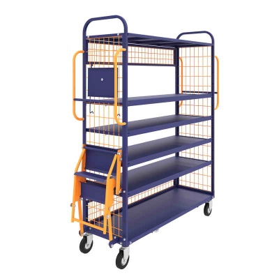 Купить Тележка для комиссионирования ТДК 01, г/п 200 кг (1300×450×1660). Комплект колес с болтовым креплением Ø125 мм в Сочи. В наличии и под заказ в каталоге