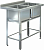 Ванна моечная “ASSUM-STANDART” ВМС-2/400 (850х950х600)