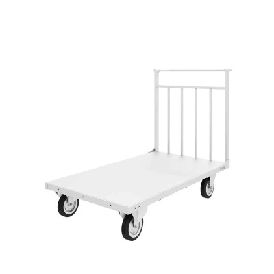 Купить Платформенная тележка оцинкованная усиленная ТПУ Ц 7 (800х1400). Комплект платформенных колес Ø200 мм серая резина (г/п 550кг) в Сочи. В наличии и под заказ в каталоге