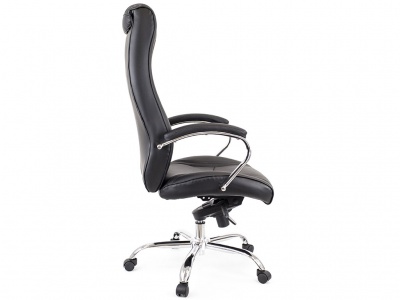 КРЕСЛО ARGO М ЭКОКОЖА ЧЕРНАЯ