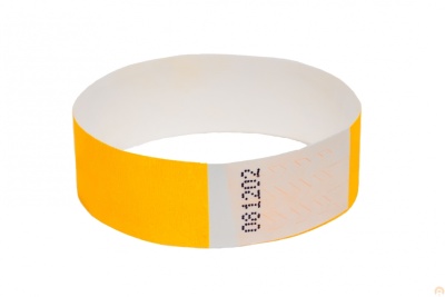 Браслет TYVEK желтый