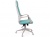 КРЕСЛО TRIO GREY (ТКАНЬ БИРЮЗОВАЯ)