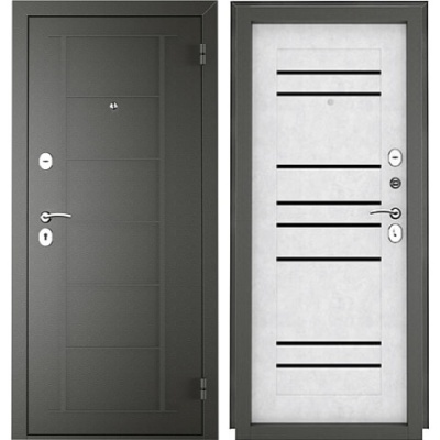 Купить Входная металлическая дверь ТИТАН (БЕТОН) 2100х960/1060х93 в Сочи. В наличии и под заказ в каталоге