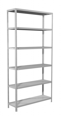 Стеллаж MS HARD 2500x1000x400  (6 полок)