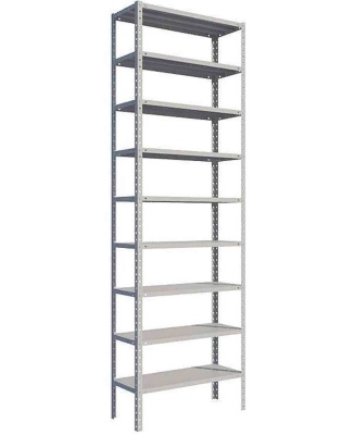 Стеллаж MS STRONG 3100x1200x400 (9 полок) в Сочи - купить недорого. Смотреть каталог