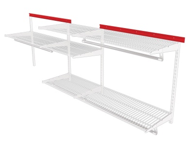 НЕСУЩИЙ РЕЛЬС ДЛЯ ГАРДЕРОБНОЙ СИСТЕМЫ (700мм)