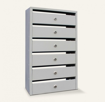 6 секционный почтовый ящик «Оптима Компакт»