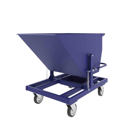 Купить Тележка под металлическую стружку и СОЖ (820х750х1235). Комплект платформенных колес Ø125 мм (г/п 300кг) в Сочи. В наличии и под заказ в каталоге